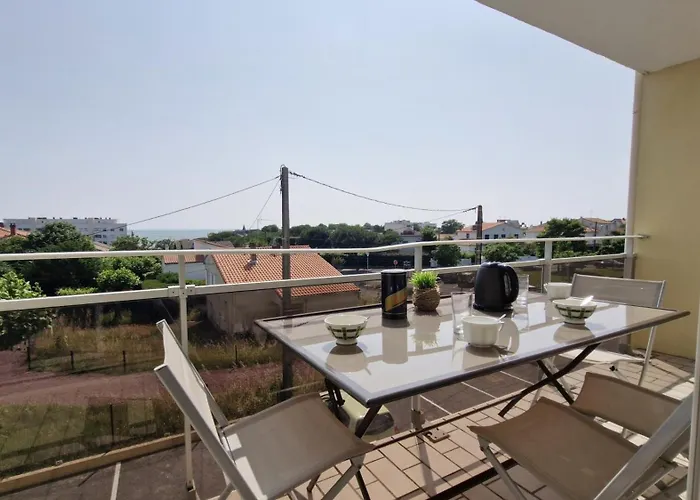 Royan - APPARTEMENT VUE MER - proximité plage et parking privatif